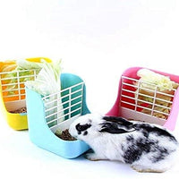 Comedero de conejos de RUBYHOME para heno y comida doble uso, alimentador de conejos, alimentador de heno para conejos, conejos, conejos, conejos, chinchilla - BESTMASCOTA.COM