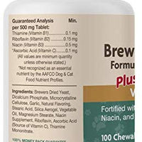 NaturVet – Fórmula de levadura seca de cerveza con sabor a ajo – Plus vitaminas – Apoya la piel sana y brillante – Fortificado con B-1, B-2, Niacina y vitamina C – para perros y gatos - BESTMASCOTA.COM