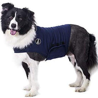 X@HE - Chaleco de alivio de ansiedad para perro, chaleco para mantener la comodidad, chaleco para perros de talla XS, M, L, XL, azul marino, gris, rosa, rojo y camuflaje - BESTMASCOTA.COM