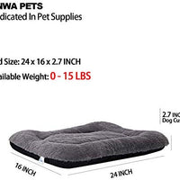 Cama para perros ANWA, tamaño mediano, cojín lavable para cama de perro, almohadilla para caja de perros, perros grandes - BESTMASCOTA.COM