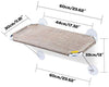 LsaiFater All Around 360° Sunbath and Lower Support Safety Iron Cat Window Perch, Cat Hammock Window Seat for Any Cats - BESTMASCOTA.COM