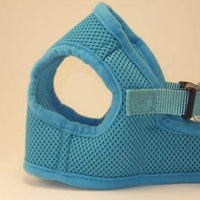 Arnés para perros de malla suave, cómodo para razas pequeñas, cachorros, juguetes, de 2 a 16 lb, en color rosa bebé, azul, negro, rojo, camuflado en tamaño pequeño, mediano, grande y extra grande - BESTMASCOTA.COM