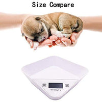 Báscula digital para mascotas y cocina para cachorros recién nacidos o gatitos con un tazón gratis - BESTMASCOTA.COM