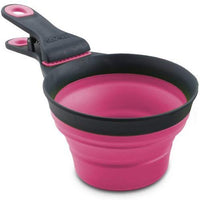 Bol de comida para mascotas plegable KlipScoop de Dexas - BESTMASCOTA.COM