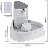Fuente para mascotas URPOWER, fuente automática actualizada para gato, fuente de agua para perro, gato, dispensador de agua, ajuste de flujo de agua ajustable, fuente para gatos, perros, mascotas - BESTMASCOTA.COM
