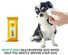 Burt's Bees for Dogs Toallitas multiusos para aseo de perros | Toallitas para cachorros y perros para limpieza, 50 unidades - BESTMASCOTA.COM