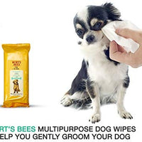 Burt's Bees for Dogs Toallitas multiusos para aseo de perros | Toallitas para cachorros y perros para limpieza, 50 unidades - BESTMASCOTA.COM