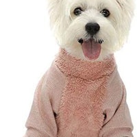 Fitwarm - Ropa de invierno para perro, cuello de tortuga, color rosa - BESTMASCOTA.COM
