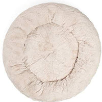 Best Friends by Sheri Lux Fur Donut Cuddler (varios tamaños) - Cama redonda para gatos y perros, alivio ortopédico, autocalentamiento y acogedor para un sueño mejorado, Prime, lavable a máquina, parte inferior resistente al agua - BESTMASCOTA.COM
