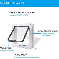 xusha 4 maneras de bloqueo Cat Flap Puerta (M/L) - BESTMASCOTA.COM