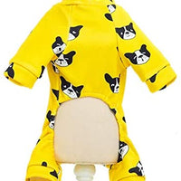 SMALLLEE_LUCKY_STORE - Pijama de forro polar para perros pequeños, gatos, cachorros, abrigos de invierno para mascotas - BESTMASCOTA.COM