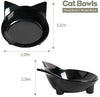 Cuencos de comida para gatos, de cGy, antideslizantes, para mascotas, cuencos de agua poco profundos, para gatos, cuencos anchos para aliviar el estrés, la fatiga, para mascotas, para perros, gatos, conejos - BESTMASCOTA.COM