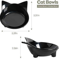 Cuencos de comida para gatos, de cGy, antideslizantes, para mascotas, cuencos de agua poco profundos, para gatos, cuencos anchos para aliviar el estrés, la fatiga, para mascotas, para perros, gatos, conejos - BESTMASCOTA.COM