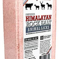 Lecho de sal del Himalaya comprimido para caballo, vaca, cabra, etc. Hecho de sal del Himalaya especialmente seleccionada de mayor calidad – Minerales distribuidos uniformemente – 100% puro y natural - BESTMASCOTA.COM