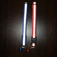 Collar de gato reflectante con campana para mascotas (gatos, perros, animales pequeños) – poliéster duradero por Prime Pet - BESTMASCOTA.COM