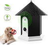 Humutan - Dispositivo antiladrido, controlador ultrasónico de corteza para perros, impermeable, sistema de control antiladridos para exteriores en forma de casa de pájaros - BESTMASCOTA.COM