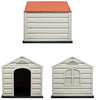 Internet's Best Outdoor Dog House | Cómodo refugio fresco | Diseño de plástico duradero | Caseta | Uso en interiores o exteriores - BESTMASCOTA.COM
