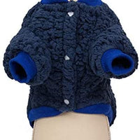 SMALLLEE_LUCKY_STORE sudadera de forro polar supersuave de sherpa para perro pequeño, gato, cachorro, gatito, abrigo de invierno cálido para mascotas - BESTMASCOTA.COM