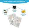 Veken - Filtros de repuesto para dispensador automático de agua para mascotas, para gatos, 2,5 l - BESTMASCOTA.COM