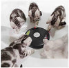 Juguete para gato robótico interactivo PetDroid, juguete para colgar eléctrico oculto con movimiento para gato y ratón, segunda generación (negro) (cola de ratón blanco) - BESTMASCOTA.COM