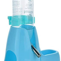 Guardians - Botella de agua para hámster, botella de agua automática para mascotas con contenedor de alimentos, base para choza, para colgar, botellas de alimentación de agua, dispensador automático para animales pequeños - BESTMASCOTA.COM