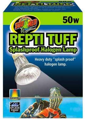 Zoo Med Turtle Tuff Splashproof Halogen Lamp, 50 Watts - BESTMASCOTA.COM