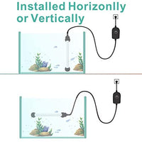 Hygger Mini Inline Quartz Glass Aquarium Heater with External Controller, Adjustable Submersible Betta Fish Tank Thermostat 50W/100W - BESTMASCOTA.COM