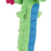 GoDog Skinny Dragons con protector para masticar, juguetes para perros de peluche duraderos con chirriadores - BESTMASCOTA.COM