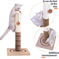 Pawz Road Cat Scratching Post Cat Juguetes interactivos – Poste extra y bola de peligro incluido– 22 pulgadas - BESTMASCOTA.COM