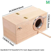 YJJKJ - Caja de madera para periquitos y cacatúas - BESTMASCOTA.COM