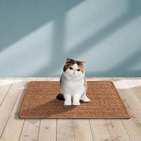 LsaiFater - Alfombra rascadora para gatos, sisal natural, protege alfombras y sofás - BESTMASCOTA.COM