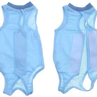 Coppthinktu - Traje de recuperación de gatos para heridas abdominales o enfermedades de la piel, transpirable E-Collar Alternativa para gatos y perros, después de cirugía desgaste anti lamer heridas - BESTMASCOTA.COM