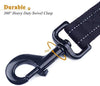 Vivaglory Correa corta para perro con asa acolchada, doble correa de nailon reflectante para mascotas para entrenar, correa para perros de tamaño mediano a grande - BESTMASCOTA.COM