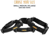 Collar de entrenamiento de nailon Mighty Paw Martingale. Nuestro collar de zapatillas de entrenamiento aprobado limitado. Collar de cincha modificado para una fuerza controlada para un entrenamiento óptimo. Costuras reflectantes para mantener a tu perro s - BESTMASCOTA.COM