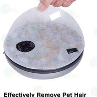 Máquina de depilación para gatos y mascotas de DidPet – Robot de barrido divertido mini aspiradora y fregona automática, juguete interactivo para eliminar el pelo de mascotas en casa para suelos de interior (funciona con pilas) - BESTMASCOTA.COM