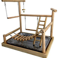 Mrli - Soporte de madera para pájaros y percas para animales pequeños, loros, periquitos, cacatúas, periquitos, ratas, ratones, chinchillas, hámsteres, jaulas, accesorios, ejercicios, juguetes, sector - BESTMASCOTA.COM