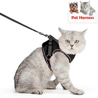 Arnés ajustable para mascotas, gato, gato, gato, gatito, arnés para caminar, chaleco de malla suave con tiras reflectantes, arnés para perros y gatos pequeños - BESTMASCOTA.COM