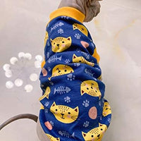 Sphynx - Camisetas de algodón para mascotas con cuello redondo, sin mangas, para gatos y perros pequeños - BESTMASCOTA.COM