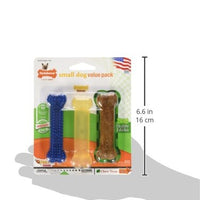 Juguetes para morder de huesos para perros, paquete triple, de Nylabone - BESTMASCOTA.COM