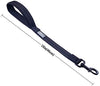 Vivaglory Correa corta para perro con asa acolchada, doble correa de nailon reflectante para mascotas para entrenar, correa para perros de tamaño mediano a grande - BESTMASCOTA.COM