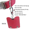 IVIA - Clips para etiquetas de perro, múltiples tamaños de acero inoxidable 304, clip rápido con anillos/fácil cambio de identificación para mascotas para collares y arneses. - BESTMASCOTA.COM