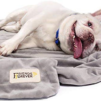 Friends Forever Deluxe Manta para perro/manta – 100% terciopelo de cristal puro, suave y cálido forro polar manta para perros, gatos, cama, sofá, jaula, coche, baúl - BESTMASCOTA.COM