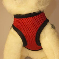 Arnés para perros de malla suave, cómodo para razas pequeñas, cachorros, juguetes, de 2 a 16 lb, en color rosa bebé, azul, negro, rojo, camuflado en tamaño pequeño, mediano, grande y extra grande - BESTMASCOTA.COM