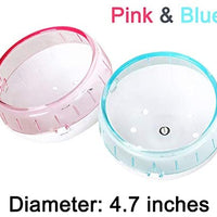 Goldeal - Rueda silenciosa para hámster de 4,7 pulgadas, juguete para jaula de hámster, rueda giratoria de ejercicio para hámsteres, jerbos o ratones - BESTMASCOTA.COM