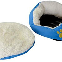 Evelots suave mascota cama, Cats & Dogs, 17" D x 5" H, varios colores - BESTMASCOTA.COM