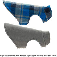 SCENEREAL - Chaqueta de forro polar reversible para perro - BESTMASCOTA.COM