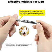 GETIEN Silbato de perro para detener ladridos con frecuencia ajustable, herramienta de entrenamiento para perros, 3 unidades con correa de cordón gratis - BESTMASCOTA.COM