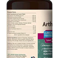naturvet clínicamente probado arthrisoothe-gold Cuidado de Articulaciones Nivel 3 Advanced para perros y gatos, Chewable Pastillas, fabricado en EE. UU. - BESTMASCOTA.COM