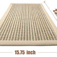 FUKUMARU - Alfombra rascadora para gatos, cuerda de sisal natural, para rascar el suelo - BESTMASCOTA.COM