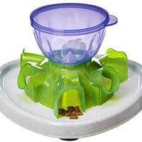 Centro de actividades para mascotas de AmazonBasics y alimentador lento - BESTMASCOTA.COM